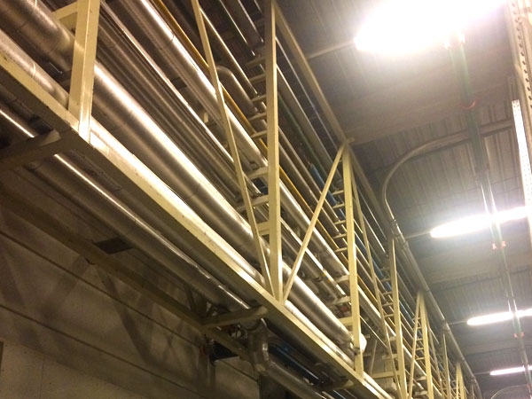 Pipe rack Buizenrek Pijpenrek Constructie De Schryvere